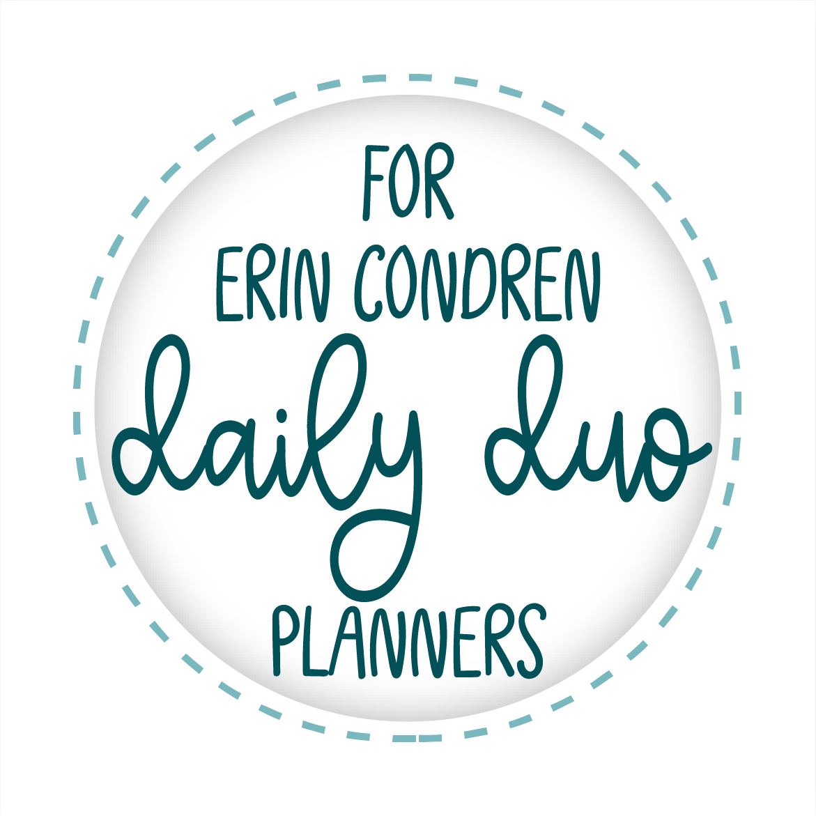 For Erin Condren Daily Duo Planner – My Happy Place Stickers