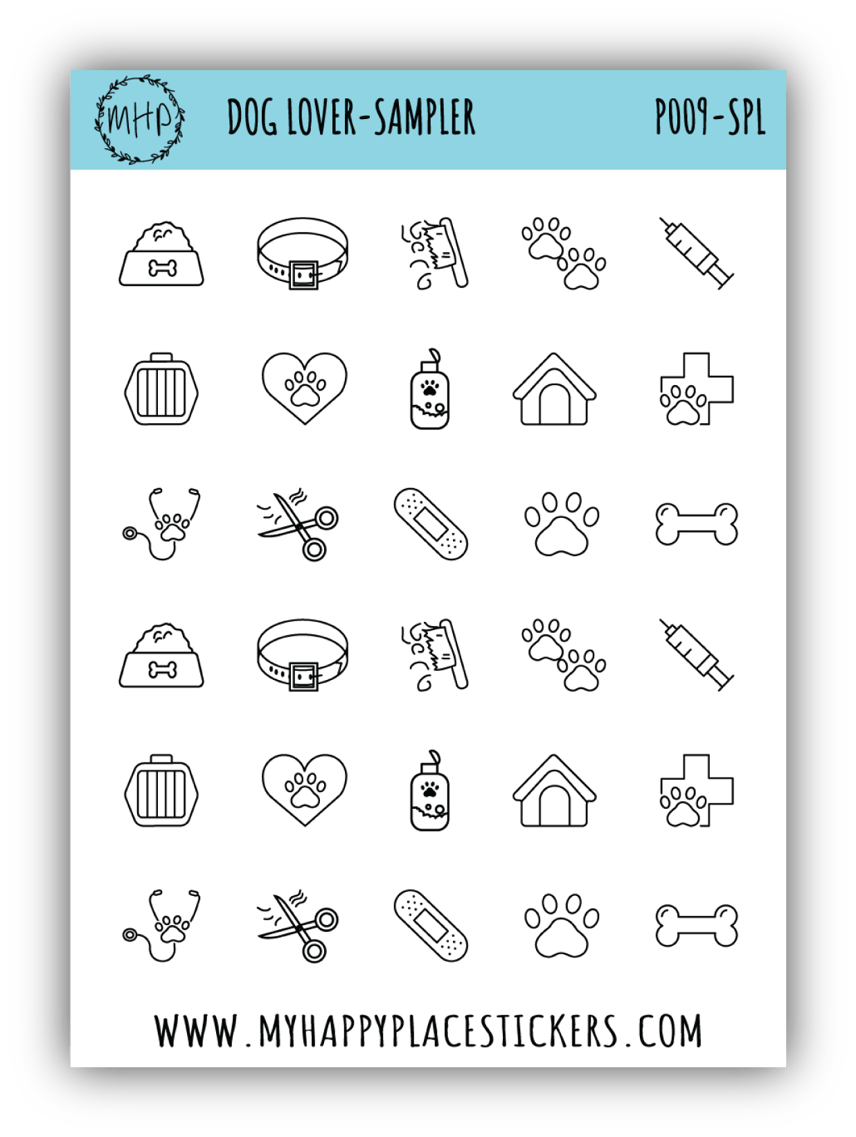 Dog Lover - Icon Sampler