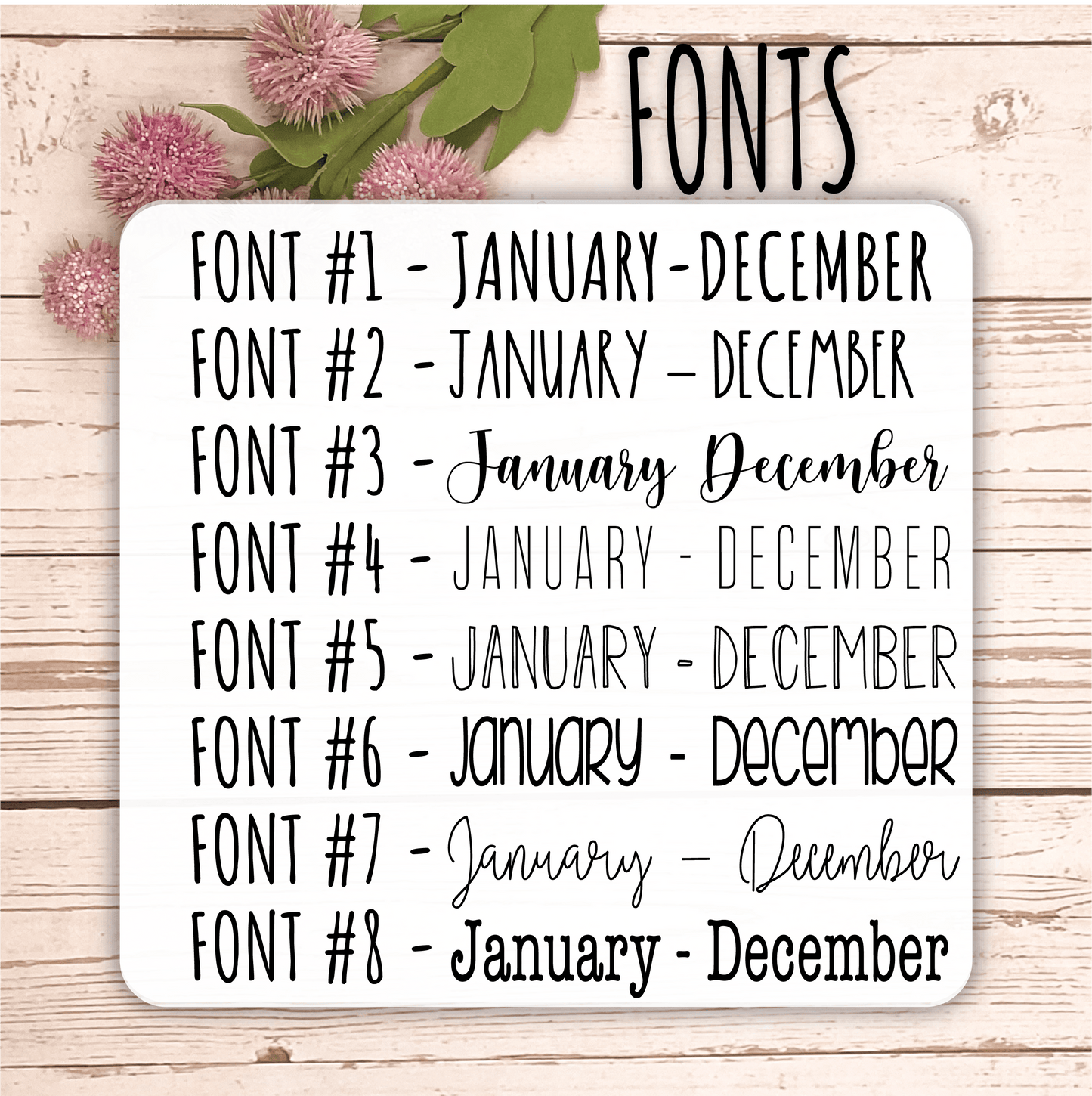 Days of the Year Planner Stickers. Month & Number Day for Planners and Bullet Journals. || Q104