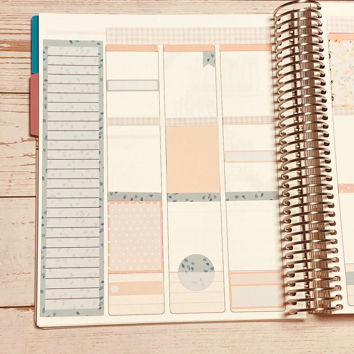 Erin Condren 7x9 Weekly Planning Kit. JULY "Cherry Field" Planner Stickers || CF-W
