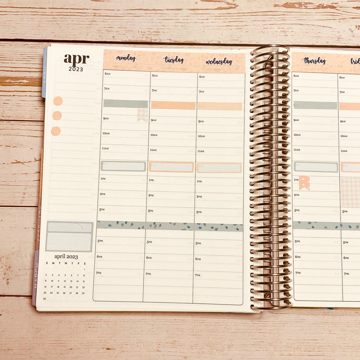 Erin Condren 7x9 Weekly Planning Kit. JULY "Cherry Field" Planner Stickers || CF-W