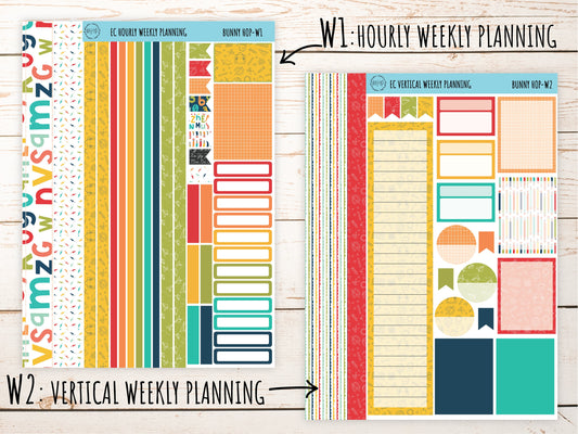 Erin Condren 7x9 Weekly Planning Kit. SEPTEMBER "School Life" Planner Stickers || SL-W