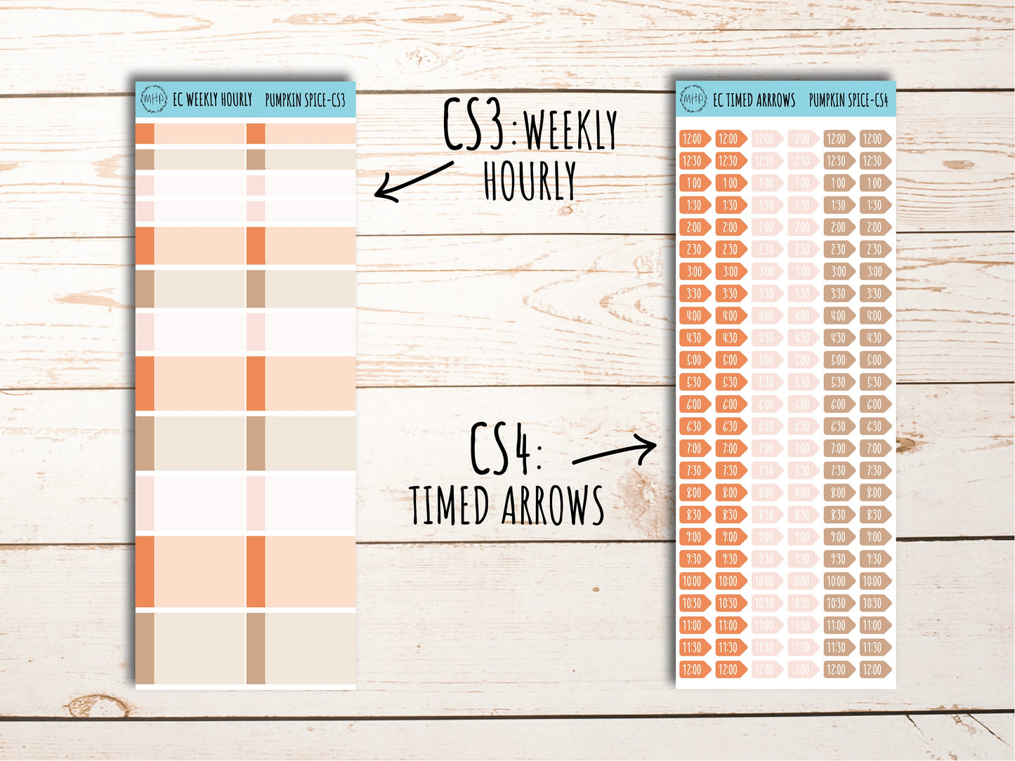 Stickers for 7x9 Erin Condren Planners. NOVEMBER "Pumpkin Spice". Add-On Sticker Sheets || PS-CS