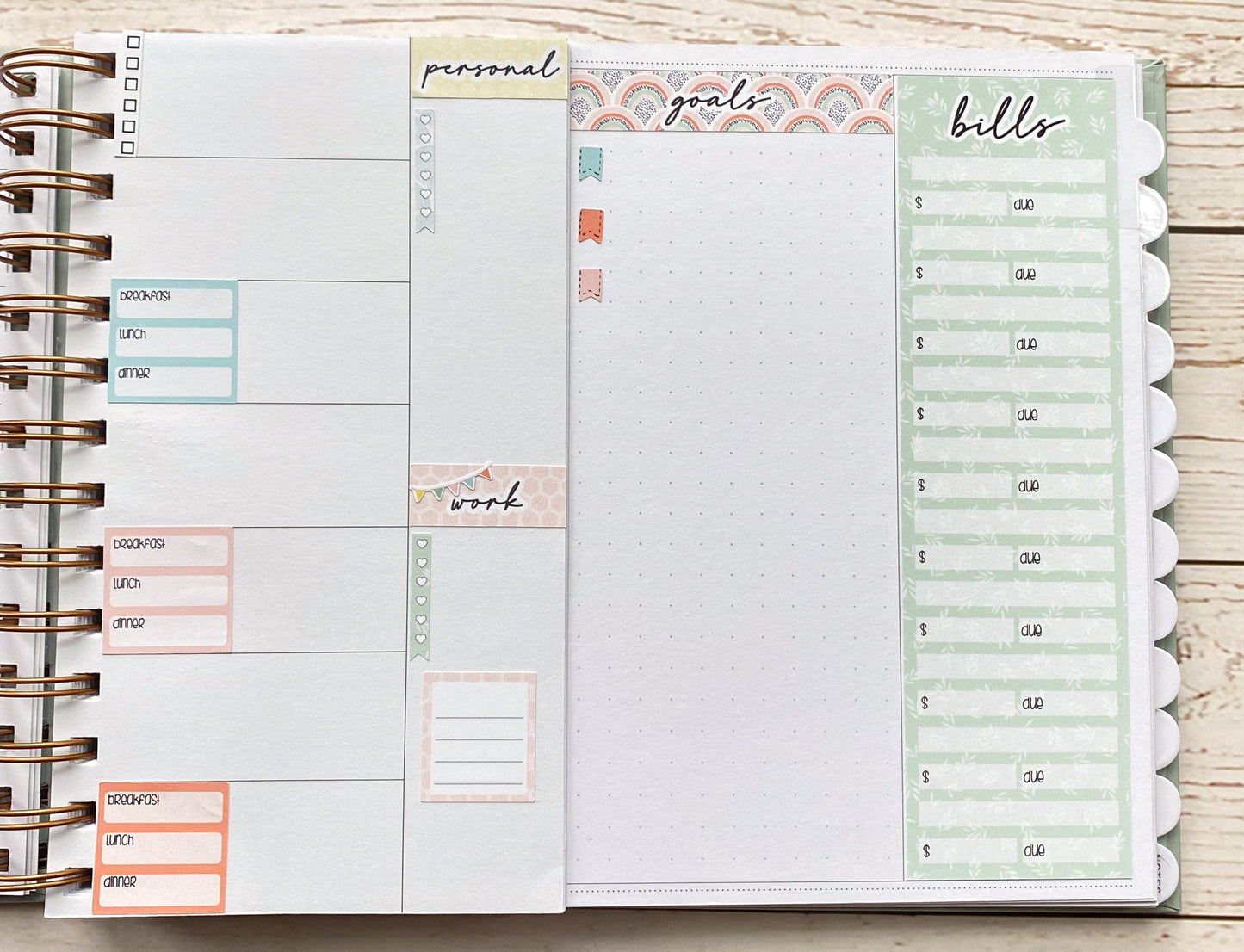 Sticker for MINI Laurel Denise Planners JUNE "Wander" || MWR