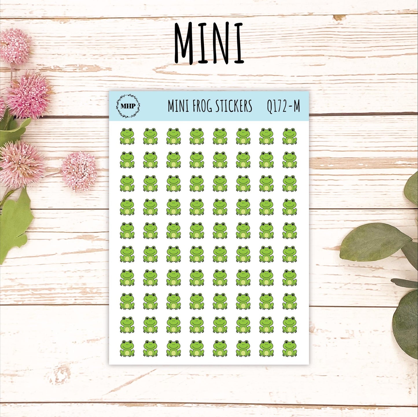 Frog Stickers. Eat the Frog. Planner Stickers || Q172