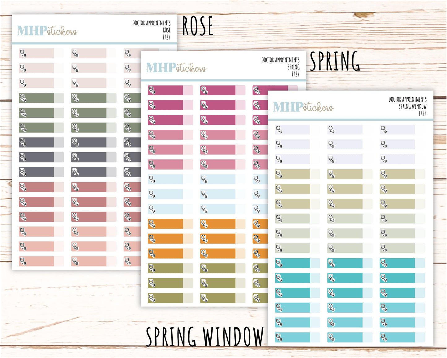 Doctor's Appointment Labels. Planner Stickers || F724