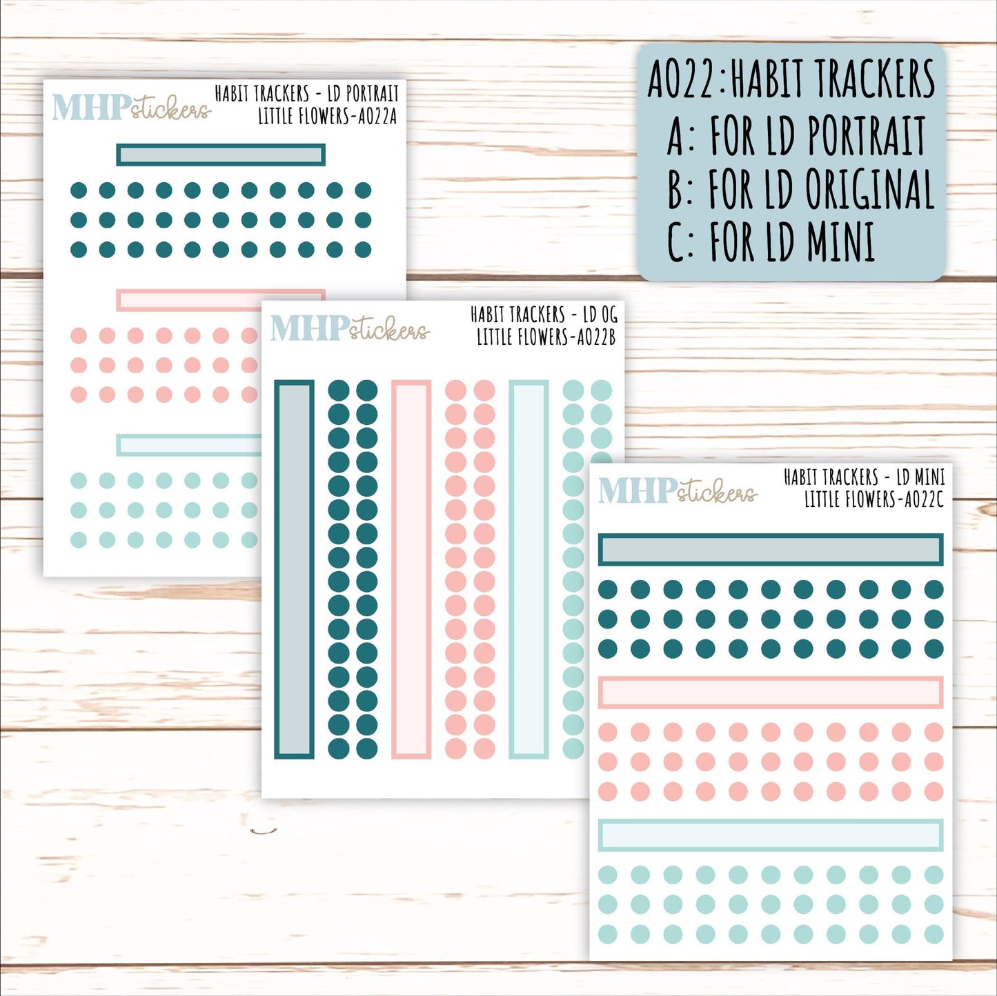 ADD-On's for Monthly Kits "Little Flowers" || AO-LF