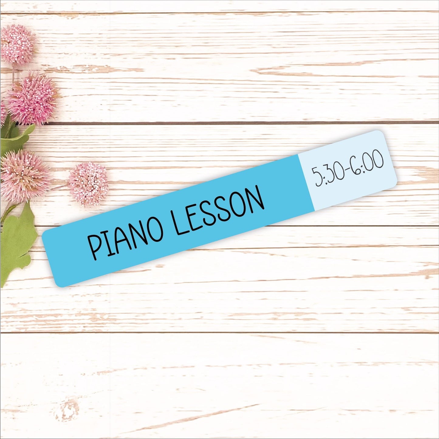 Planner Stickers for Music Lesson Schedules || Q117