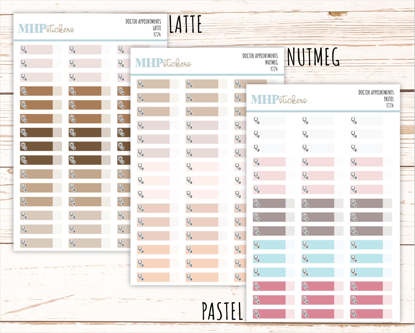 Doctor's Appointment Labels. Planner Stickers || F724
