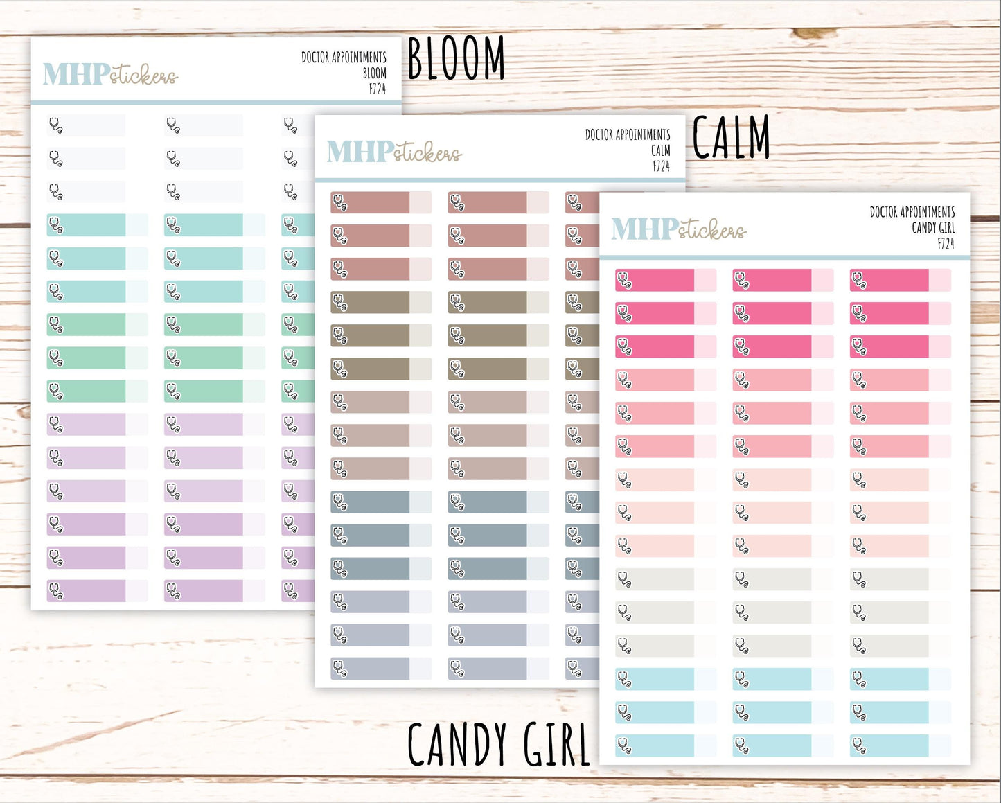 Doctor's Appointment Labels. Planner Stickers || F724