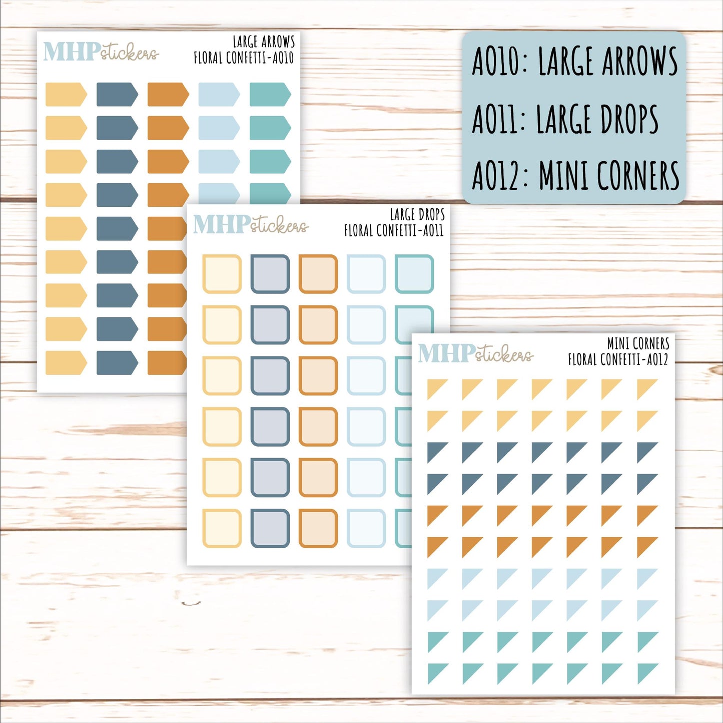 ADD-On's for Monthly Kits "Floral Confetti" || AO-FC