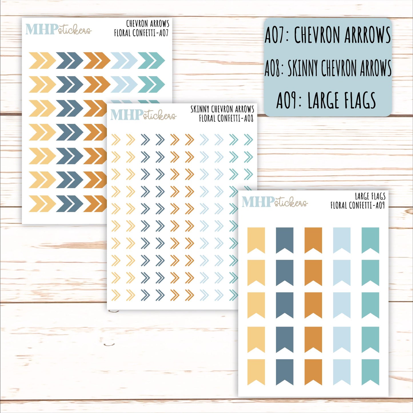 ADD-On's for Monthly Kits "Floral Confetti" || AO-FC