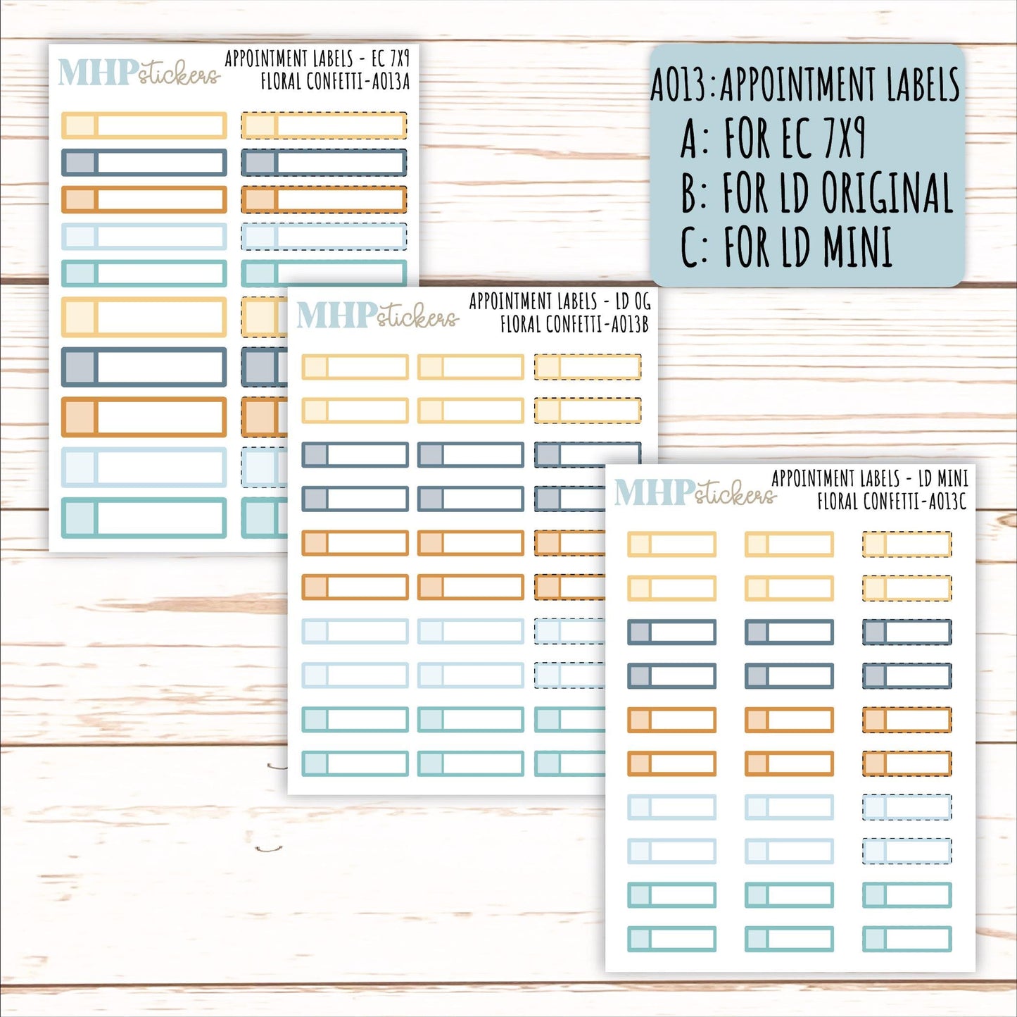 ADD-On's for Monthly Kits "Floral Confetti" || AO-FC