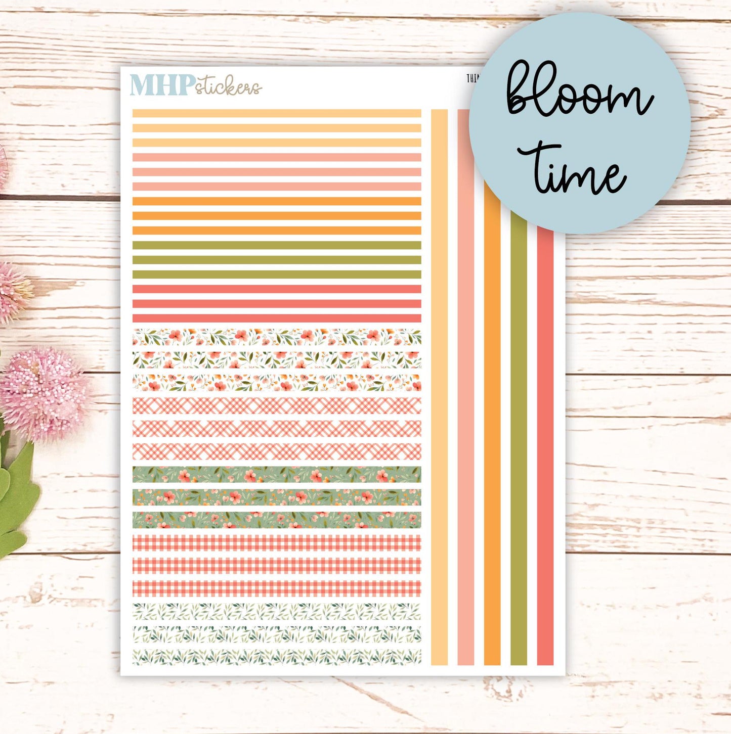 Thin Washi for Laurel Denise Planners. Planner Stickers JUNE '25 || LD406