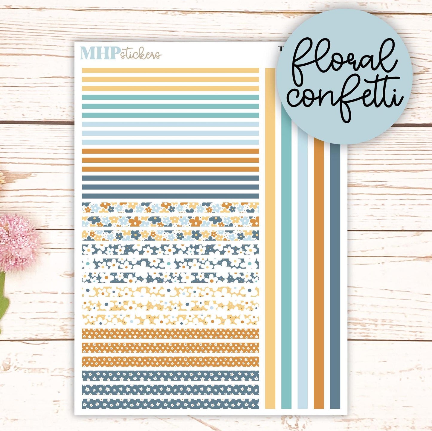 Thin Washi for Laurel Denise Planners. Planner Stickers JUNE '25 || LD406