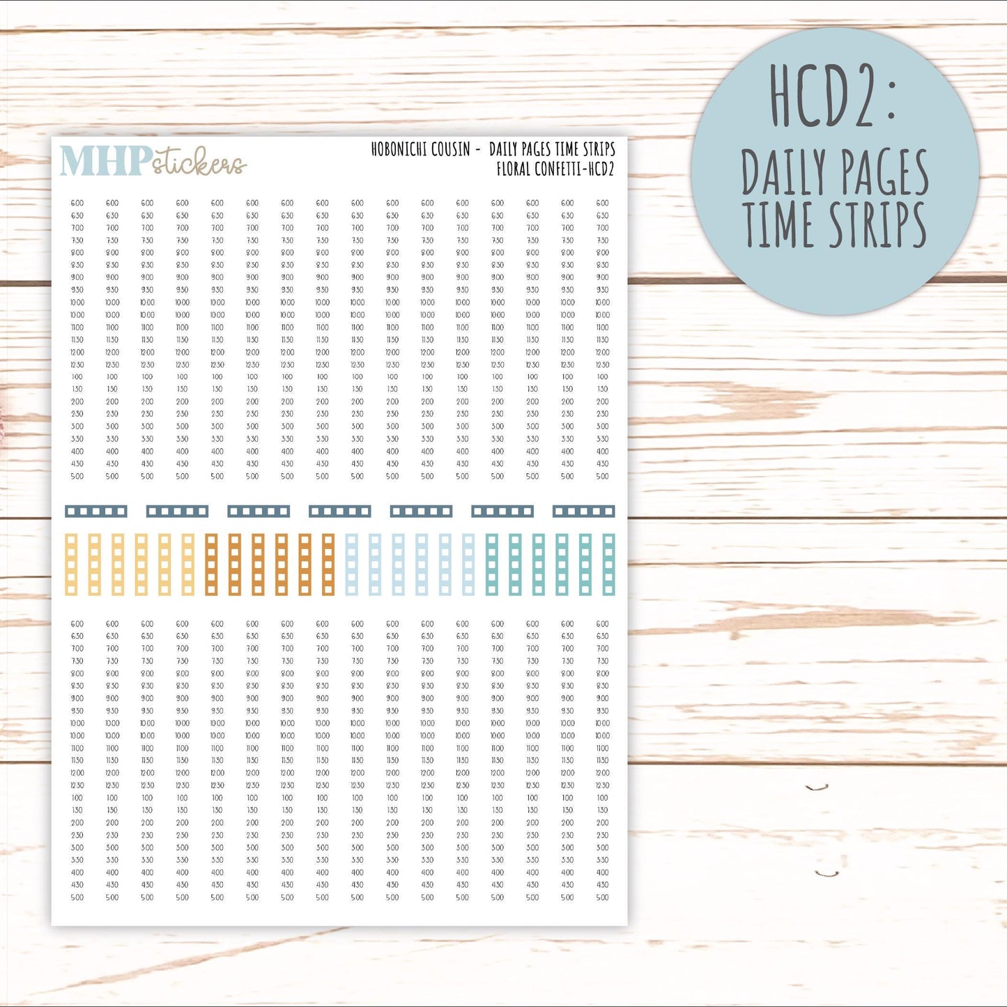 JUNE 2025 Stickers for Hobonichi Tech Cousin. A5 Planners "Floral Confetti" || HCFC