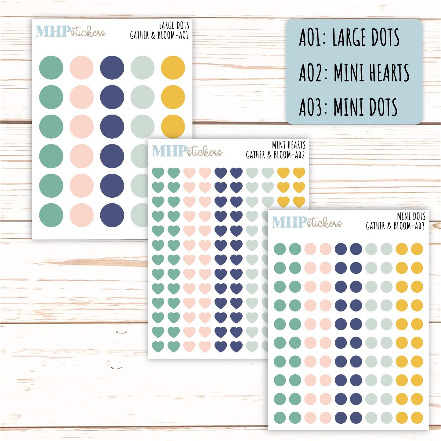 ADD-Ons for Monthly Kits "Gather & Bloom" || AO