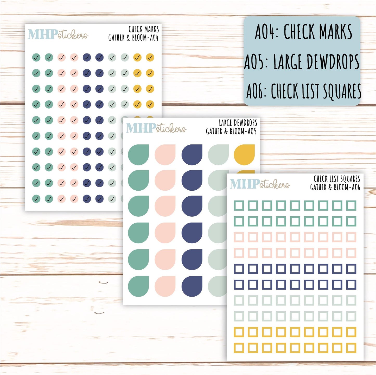 ADD-Ons for Monthly Kits "Gather & Bloom" || AO