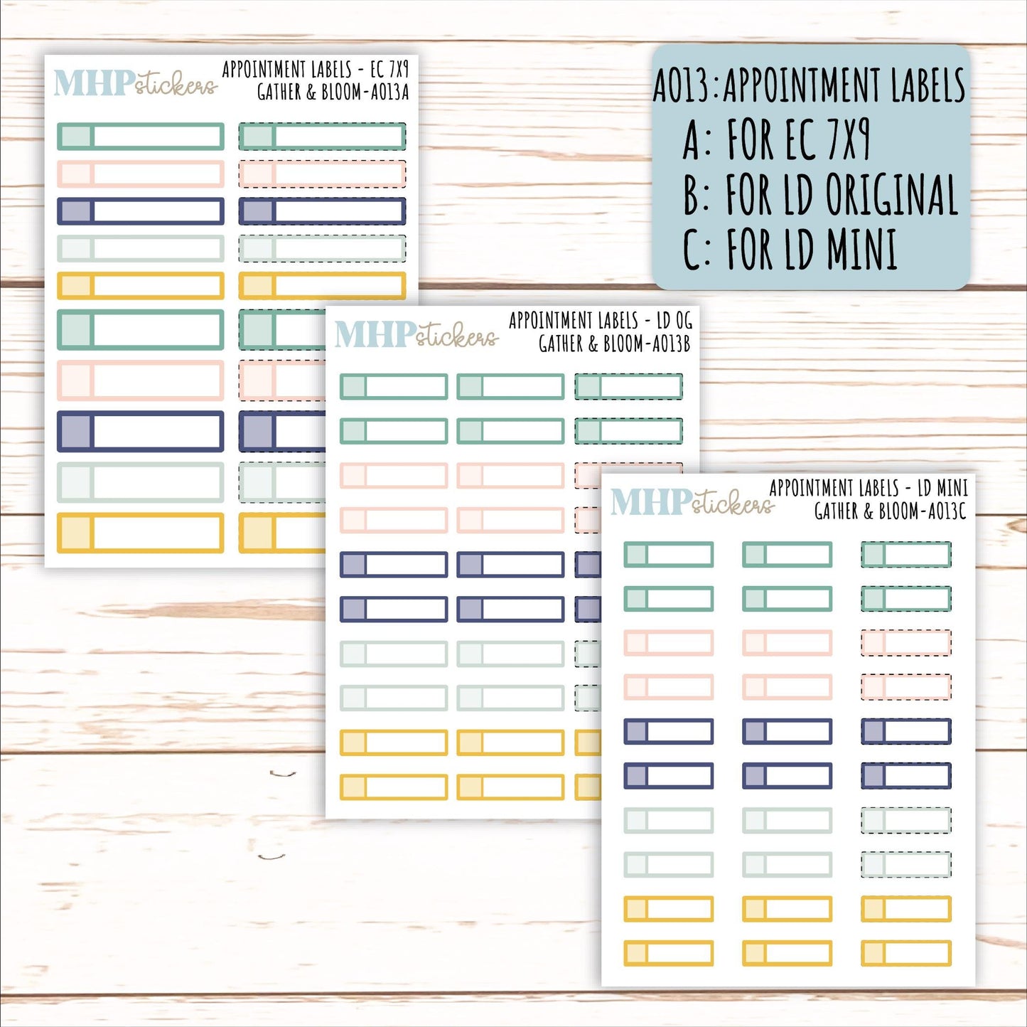 ADD-Ons for Monthly Kits "Gather & Bloom" || AO