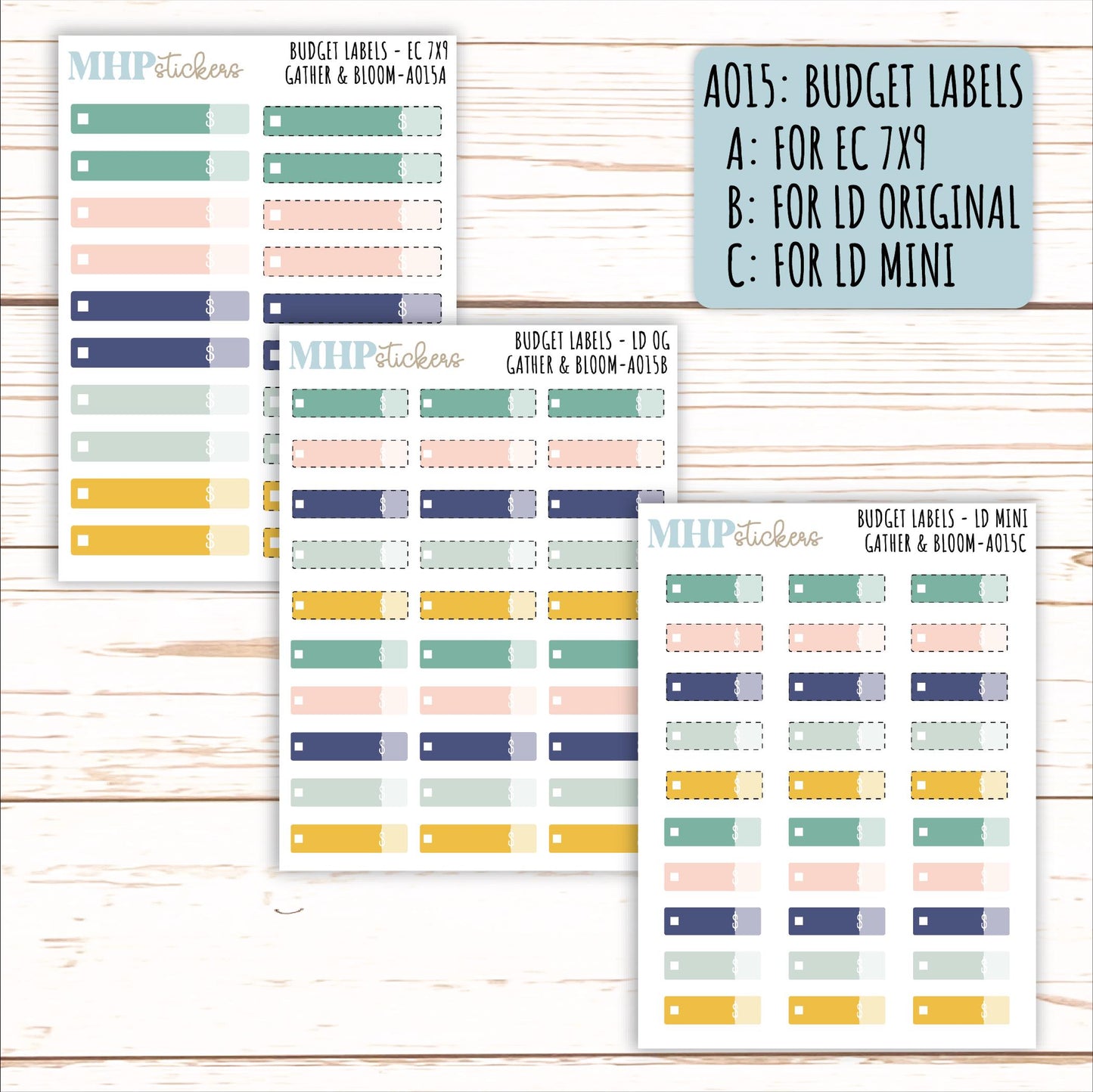 ADD-Ons for Monthly Kits "Gather & Bloom" || AO