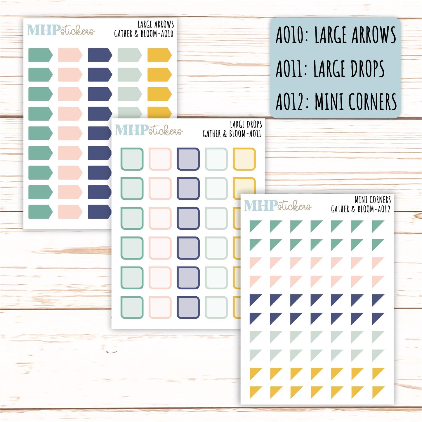 ADD-Ons for Monthly Kits "Gather & Bloom" || AO