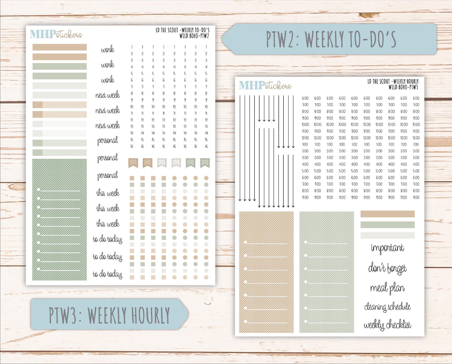NOVEMBER 2025 Stickers for The Scout Laurel Denise Planner (formerly Portrait Planner). "Wild Boho" || PT