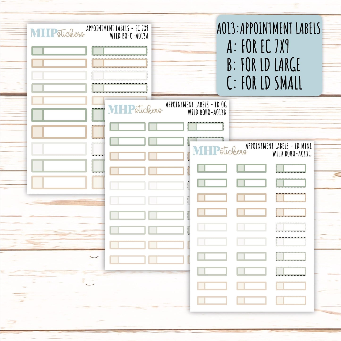 ADD-Ons for Monthly Kits "WIld Boho" || AO