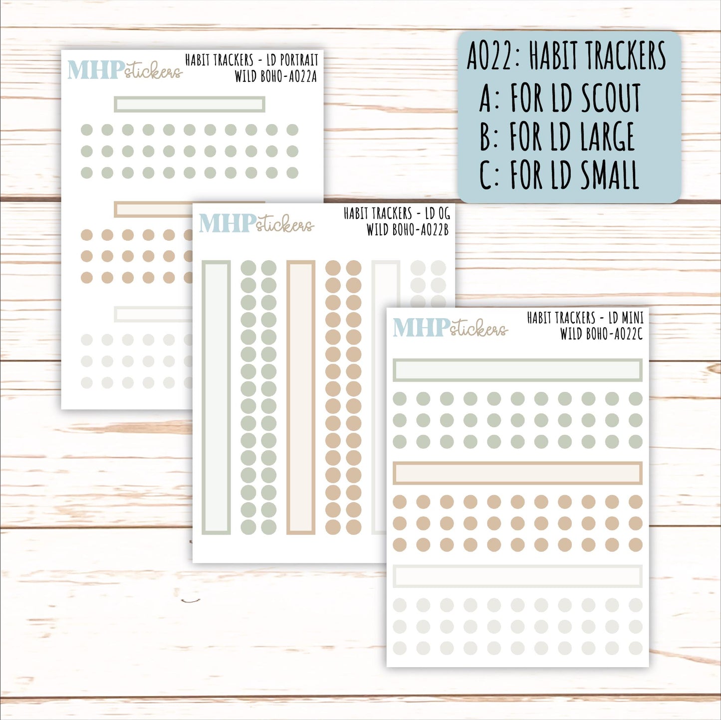 ADD-Ons for Monthly Kits "WIld Boho" || AO