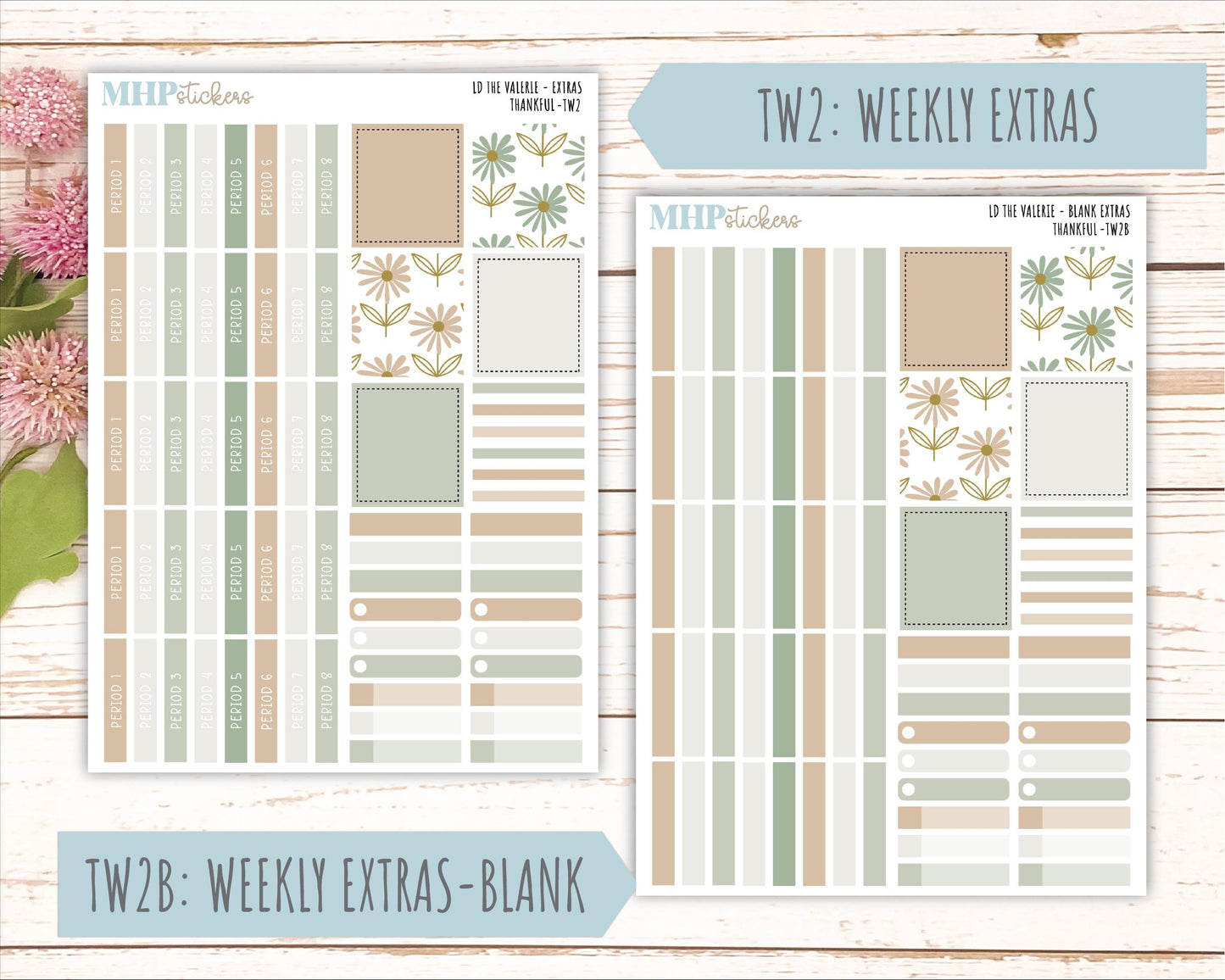 NOVEMBER Stickers for The Valerie Laurel Denise Planner (Formerly Teacher Planner) "Wild Boho" || TC