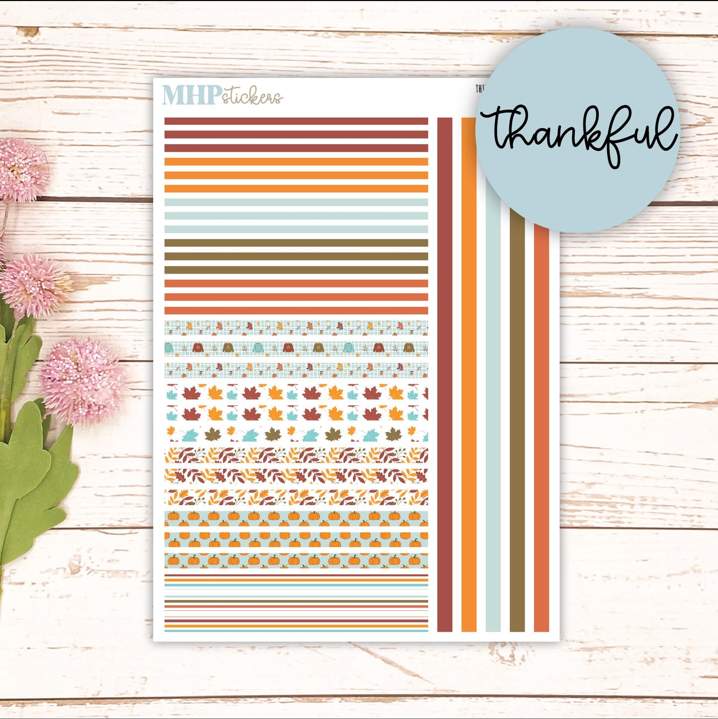 Thin Washi for Laurel Denise Planners. Planner Stickers NOVEMBER '25 || LD406