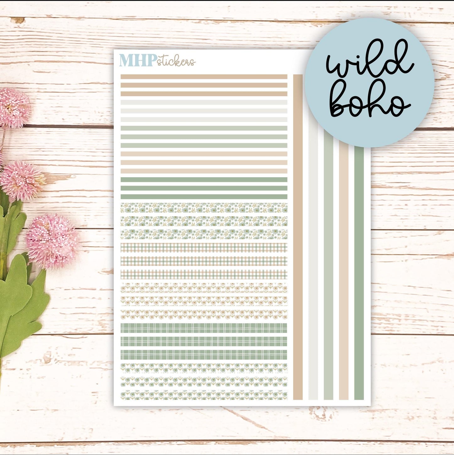 Thin Washi for Laurel Denise Planners. Planner Stickers NOVEMBER '25 || LD406