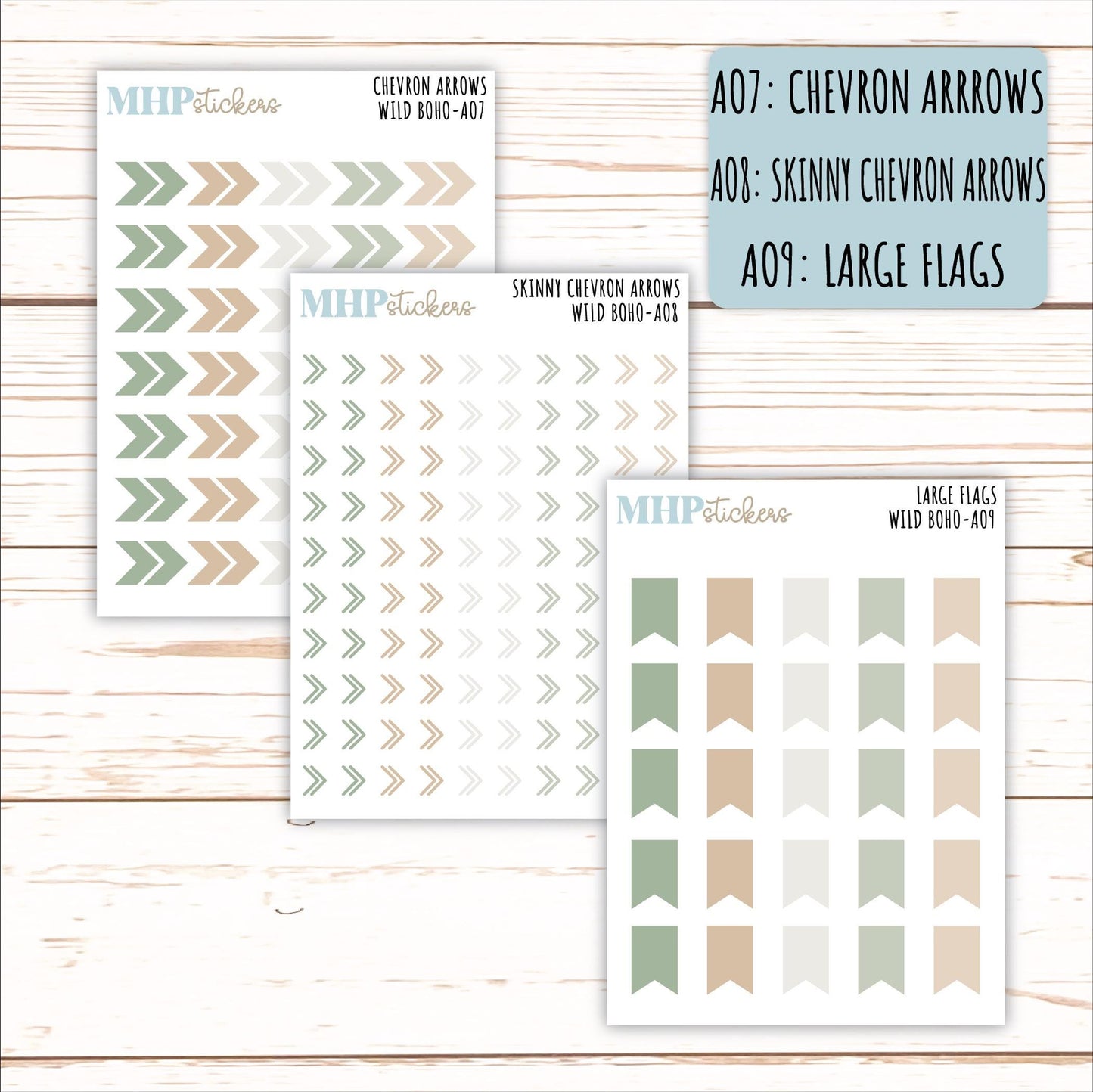 ADD-Ons for Monthly Kits "WIld Boho" || AO