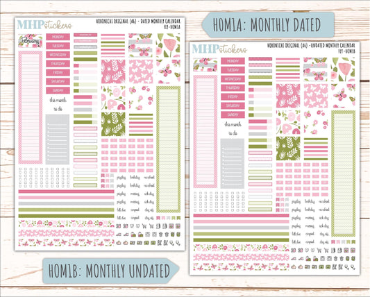 FEBRUARY 2026 Stickers for Hobonichi Techo Original. A6 Planners "Fly" || HO