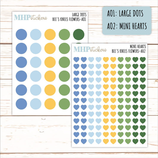 ADD-On's for Monthly Kits "Bee's Knees Flowers" || AO