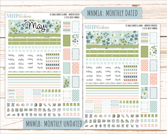 MAY 2026 Stickers for Small Nancy & Anne Laurel Denise Planners "A Little Wild" || MN
