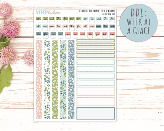 MAY Daily Duo Sticker Kit for 7x9 Erin Condren Planners. 2026 Collection "A Little Wild" || ECDD