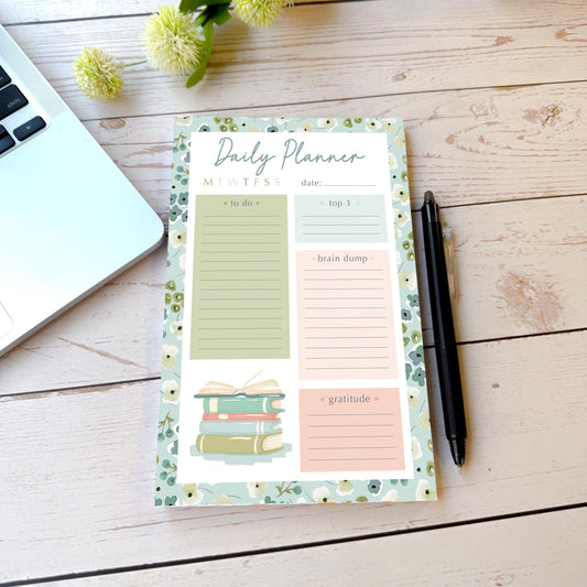 Daily Planner Tear-Off Notepads. Personalized Notepad. "A Little Wild" || NPD