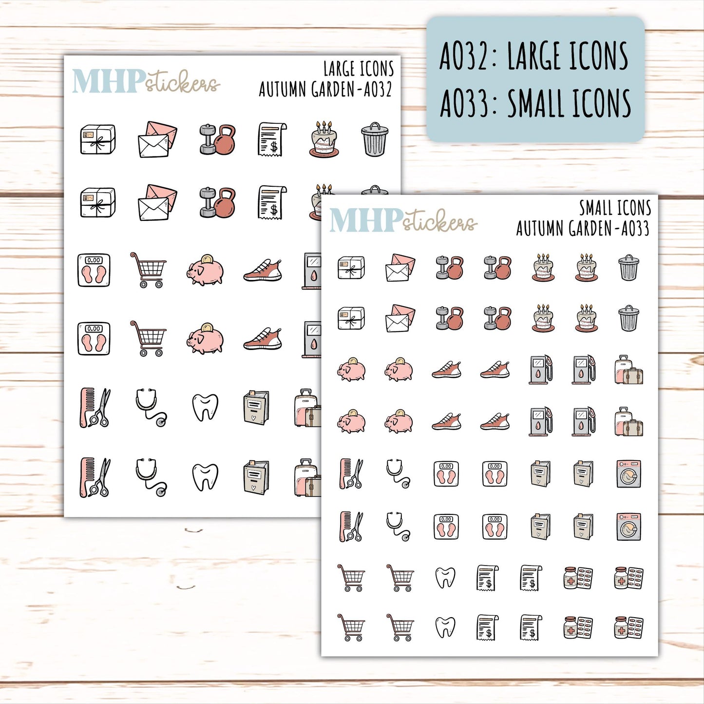 ADD-On's for Monthly Kits "Autumn Garden" || AO