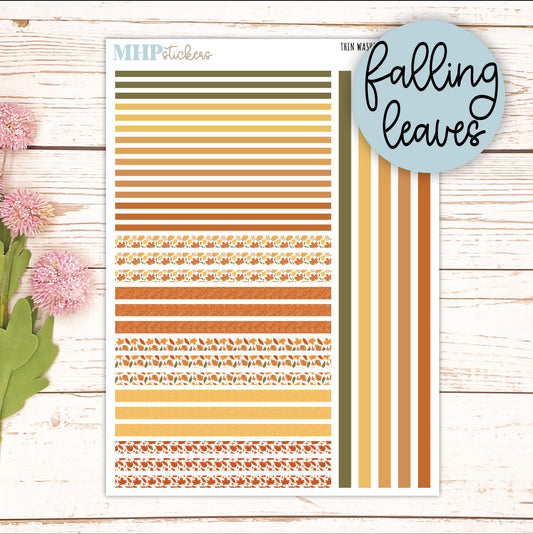 Thin Washi for Laurel Denise Planners. Planner Stickers OCTOBER '26 || LD406