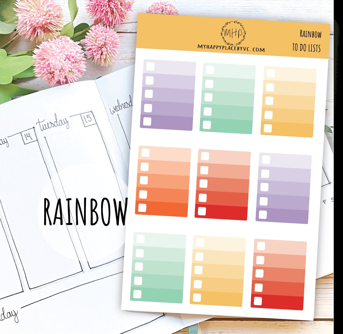 TO DO LISTS Planner Stickers for College Planner, Teacher Planners and Bullet Journals || F728