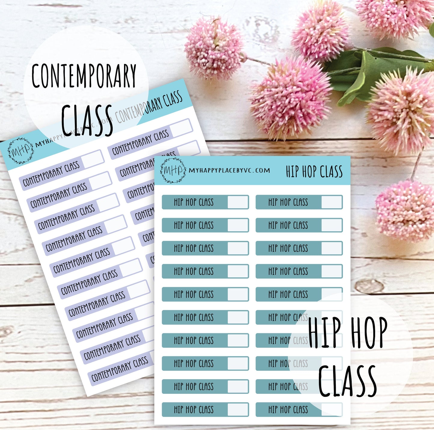 Planner Stickers for Dance Class Schedules. College Planner. Teacher Sticker. Mom Planner. Homeschool Planning || Q102