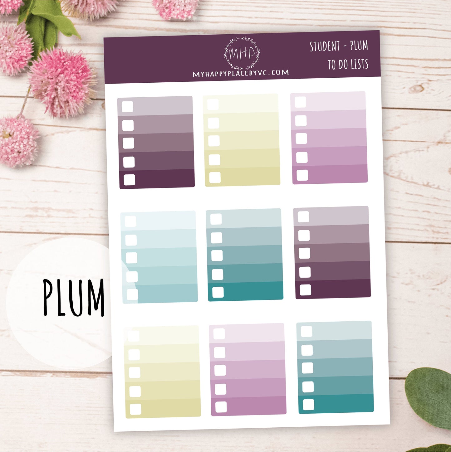 TO DO LISTS Planner Stickers for College Planner, Teacher Planners and Bullet Journals || F728