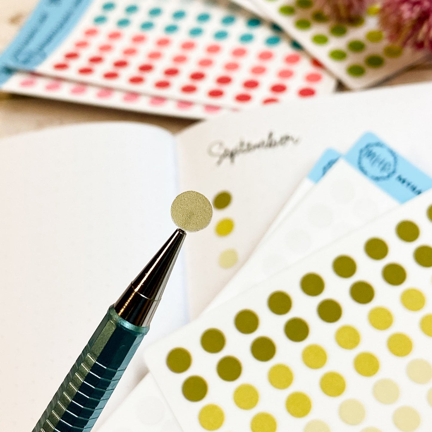 Dots Planner Stickers for College Planner, Bullet Journals, Scrapbooking and Teacher Planner || Q108