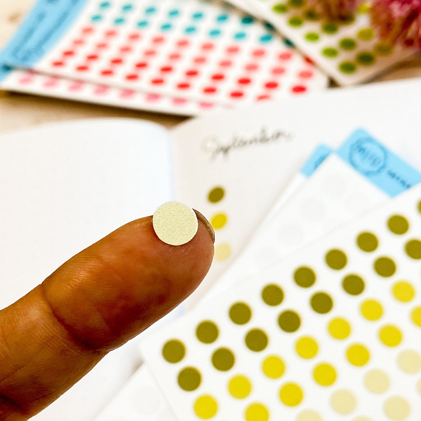 Dots Planner Stickers for College Planner, Bullet Journals, Scrapbooking and Teacher Planner || Q108