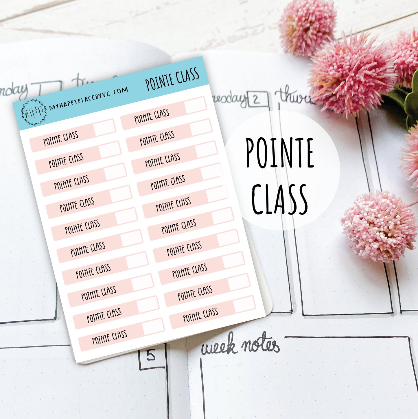 Planner Stickers for Dance Class Schedules. College Planner. Teacher Sticker. Mom Planner. Homeschool Planning || Q102