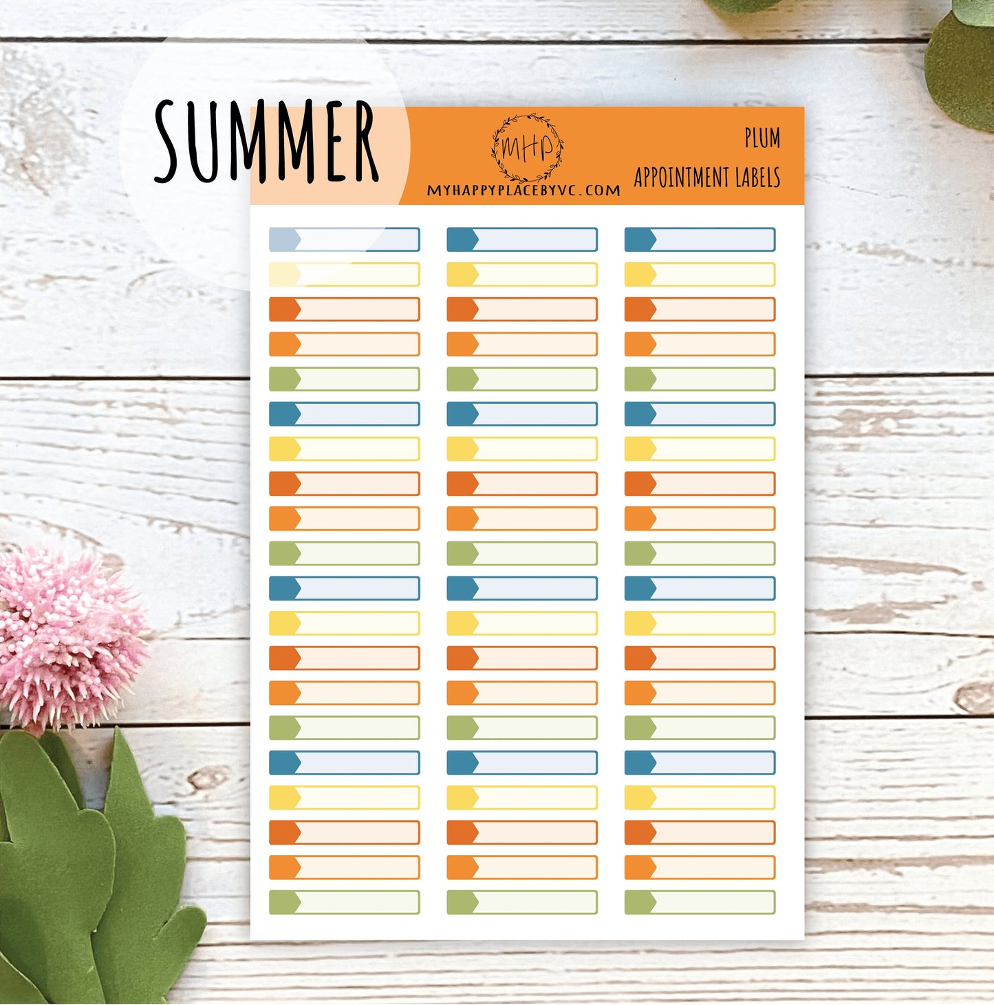 Appointment Labels, Planner Sticker for Bullet Journals, College Planner, Teacher Planner, Homeshcool Planner || F708