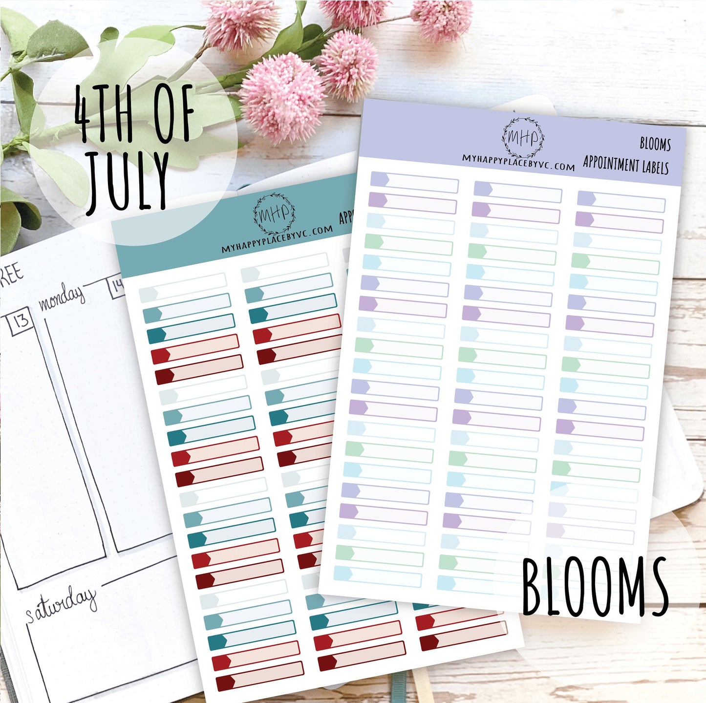 Appointment Labels, Planner Sticker for Bullet Journals, College Planner, Teacher Planner, Homeshcool Planner || F708
