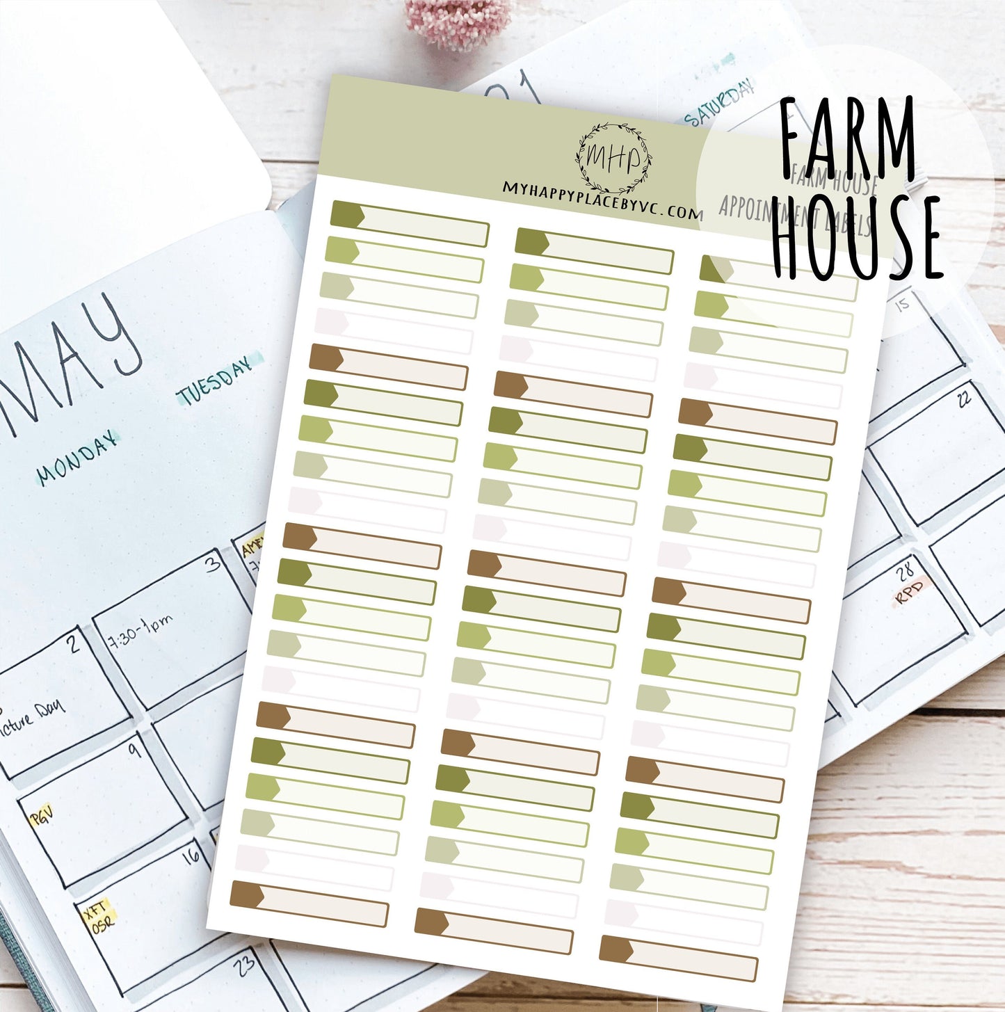 Appointment Labels, Planner Sticker for Bullet Journals, College Planner, Teacher Planner, Homeshcool Planner || F708