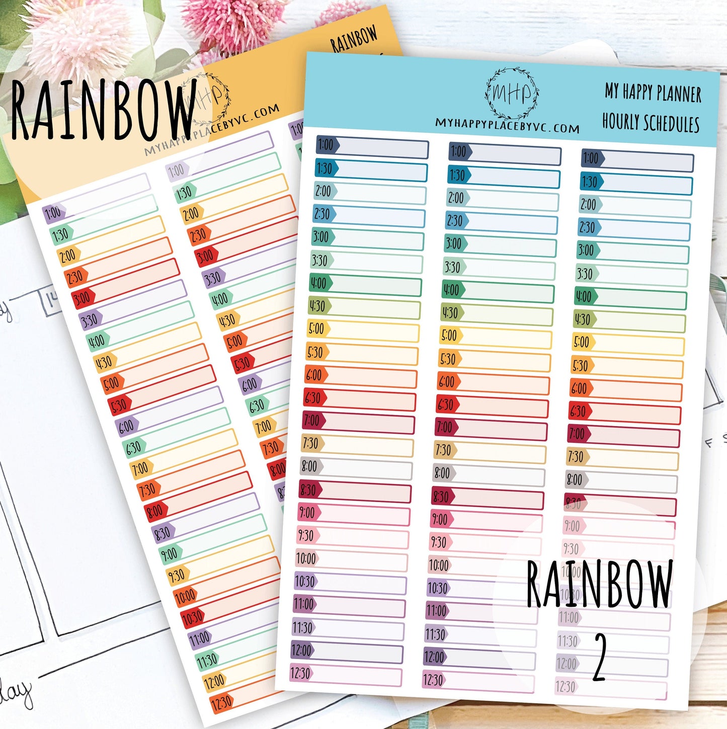 Timed Appointment Labels, Planner Sticker for Bullet Journals, College Planner, Teacher Planner, Homeshcool Planner || F706