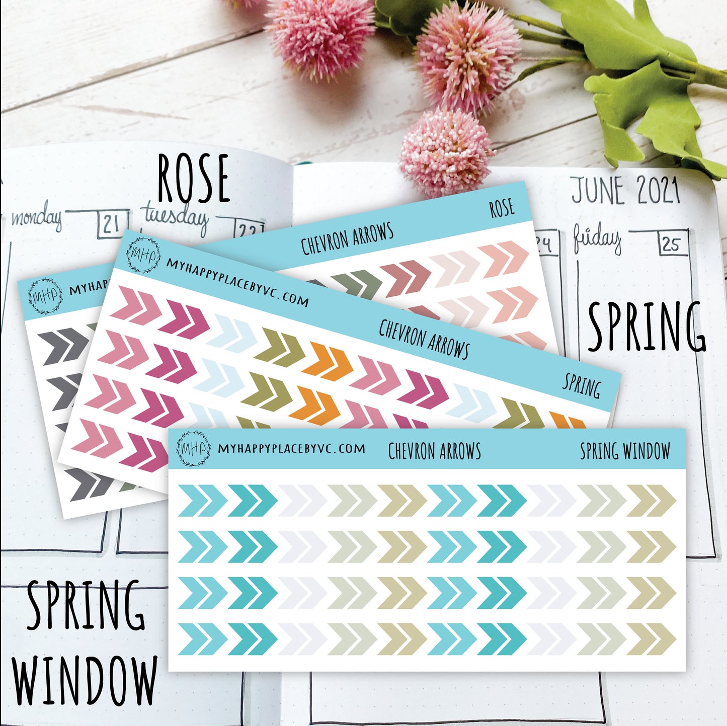Chevron Arrow Sticker for College Planner and Bullet Journals. Planner Stickers for Teacher , Homeschool Planner, and School Planner || T304